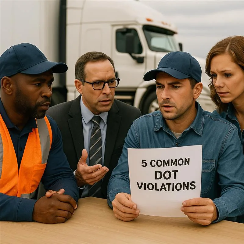 5 Common DOT Violations Truckers Should Watch Out For 5 Common DOT Violations Truckers Should Watch Out For